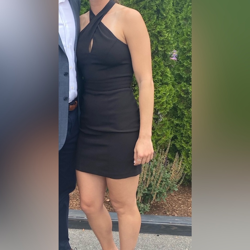 Maria Bianca Nero Cocktail Black Dress Size Medium